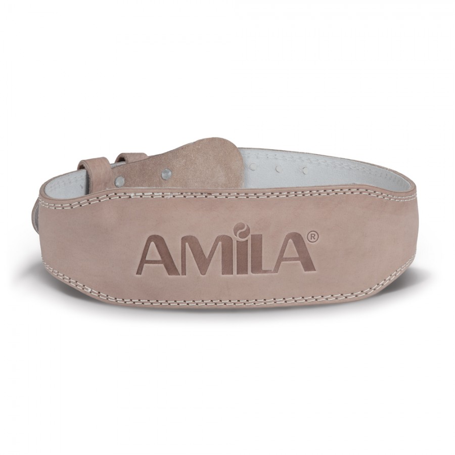 Ζώνη Άρσης Βαρών Amila Δερμάτινη Medium 44301