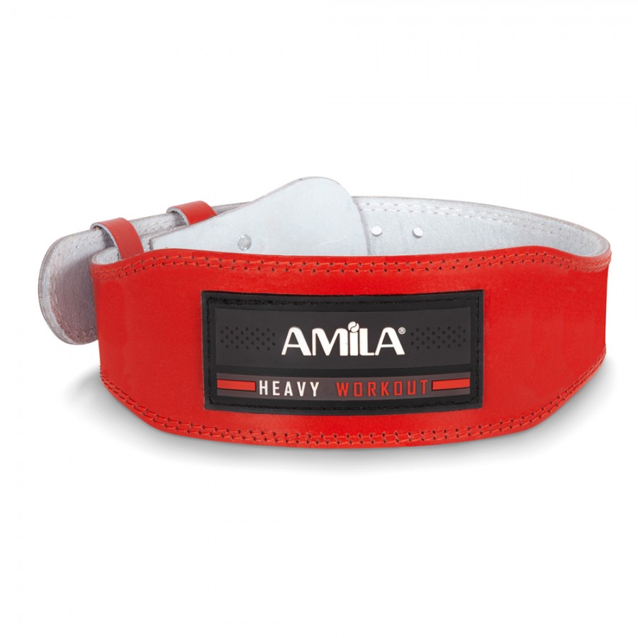 Ζώνη Άρσης Βαρών Δερμάτινη XL Amila 44308