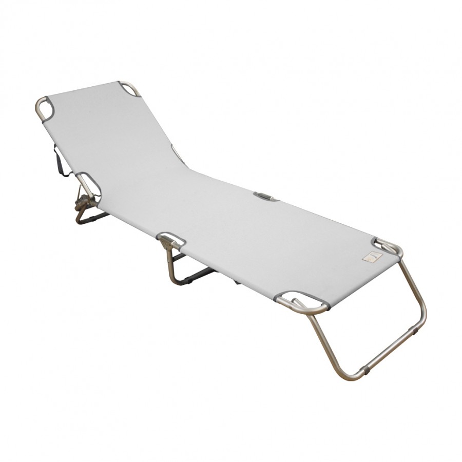 Ξαπλώστρα Textilene Αλουμινίου Ø22mm Εκρού Summer Club 19351