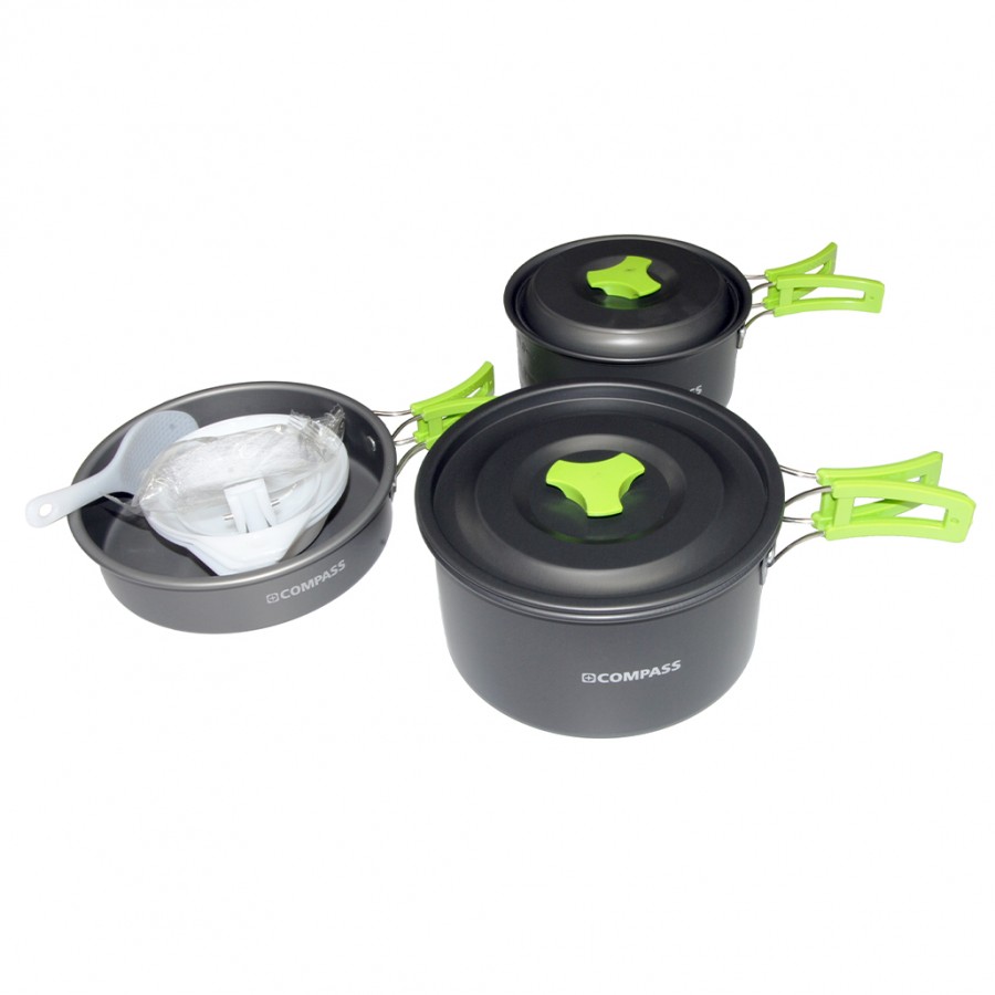 Σετ Μαγειρέματος για Camping 4τμχ Compass 21390