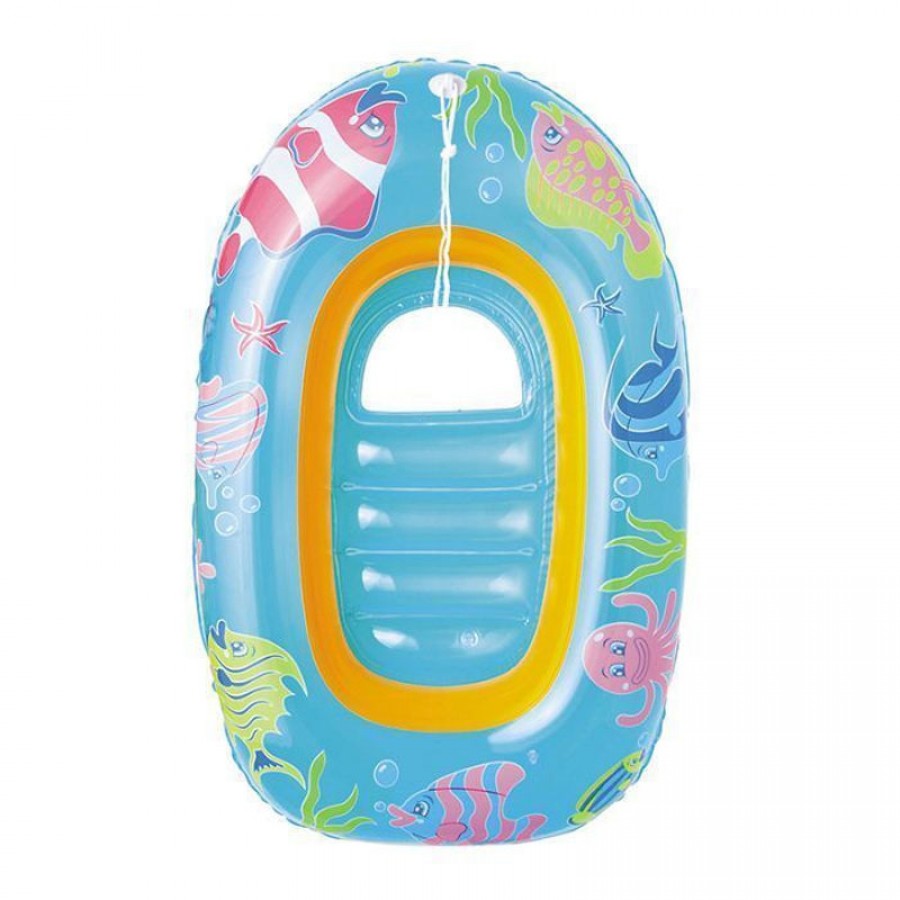 Παιδική Βάρκα Φουσκωτή 112x71cm Γαλάζια Βestway 15610