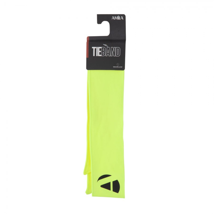 Περιμετώπιο Bandana Amila Tie Band Lime Yellow