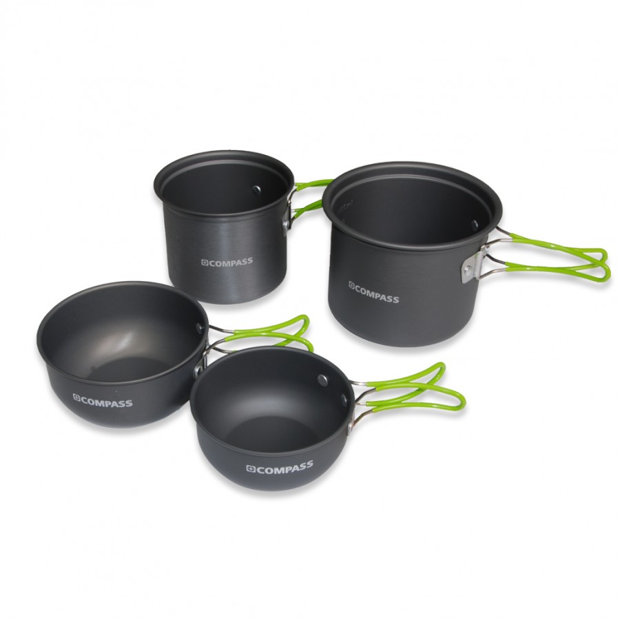 Σετ Μαγειρέματος για Camping 4τμχ Compass 21379