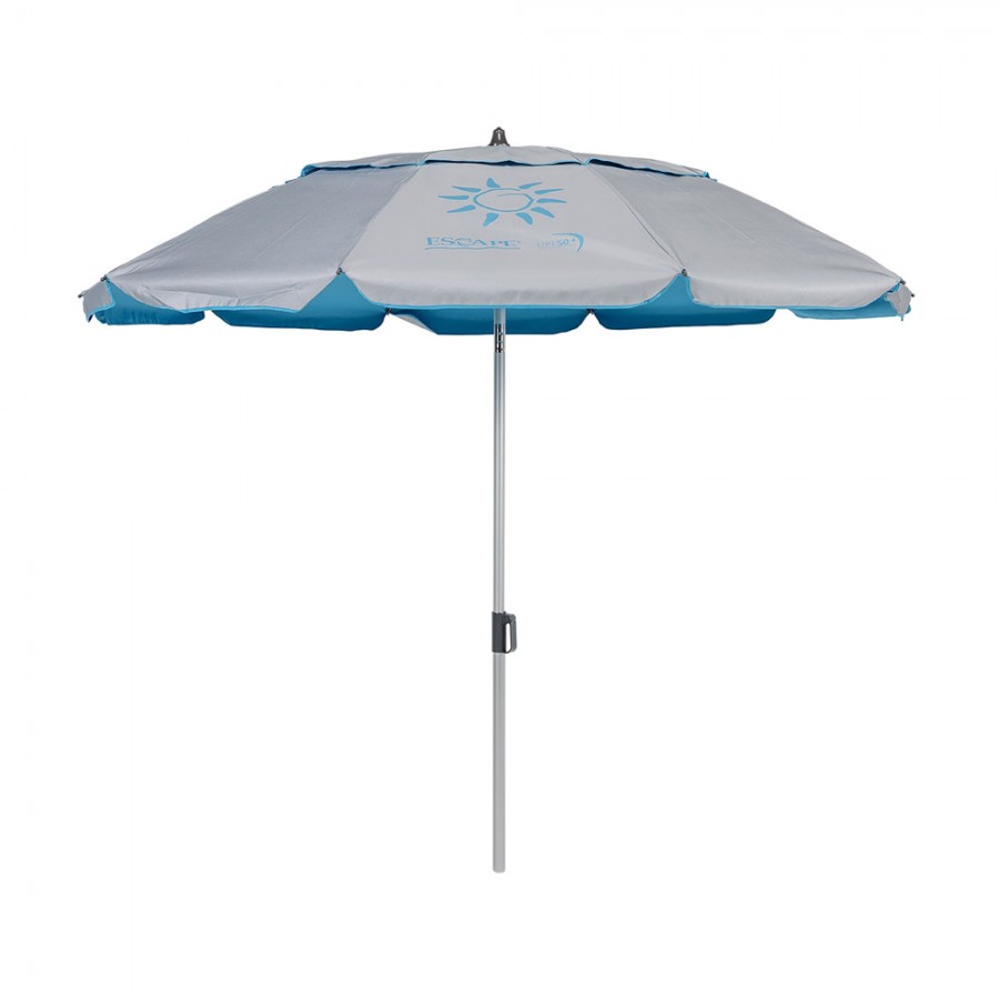 Ομπρέλα Παραλίας Αλουμινίου Escape 2.2m PE 180gsm UPF50+ Γαλάζιο 12000
