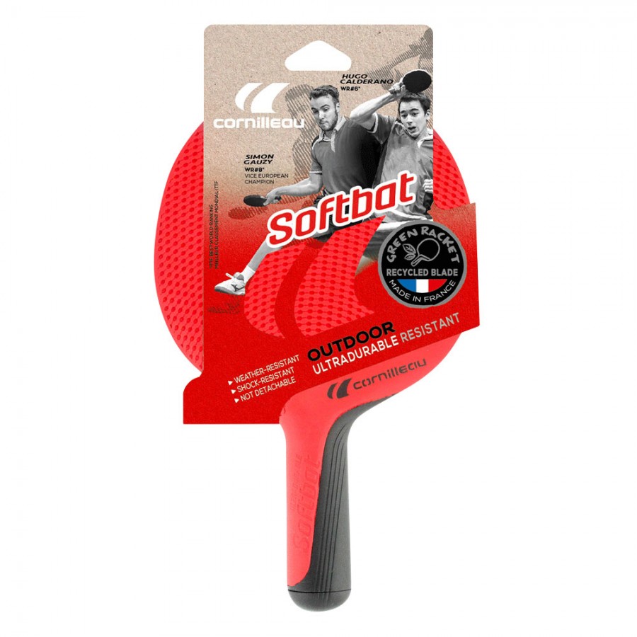 Ρακέτα Ping Pong Εξωτερικού Χώρου Cornilleau Softbat School Red 454707