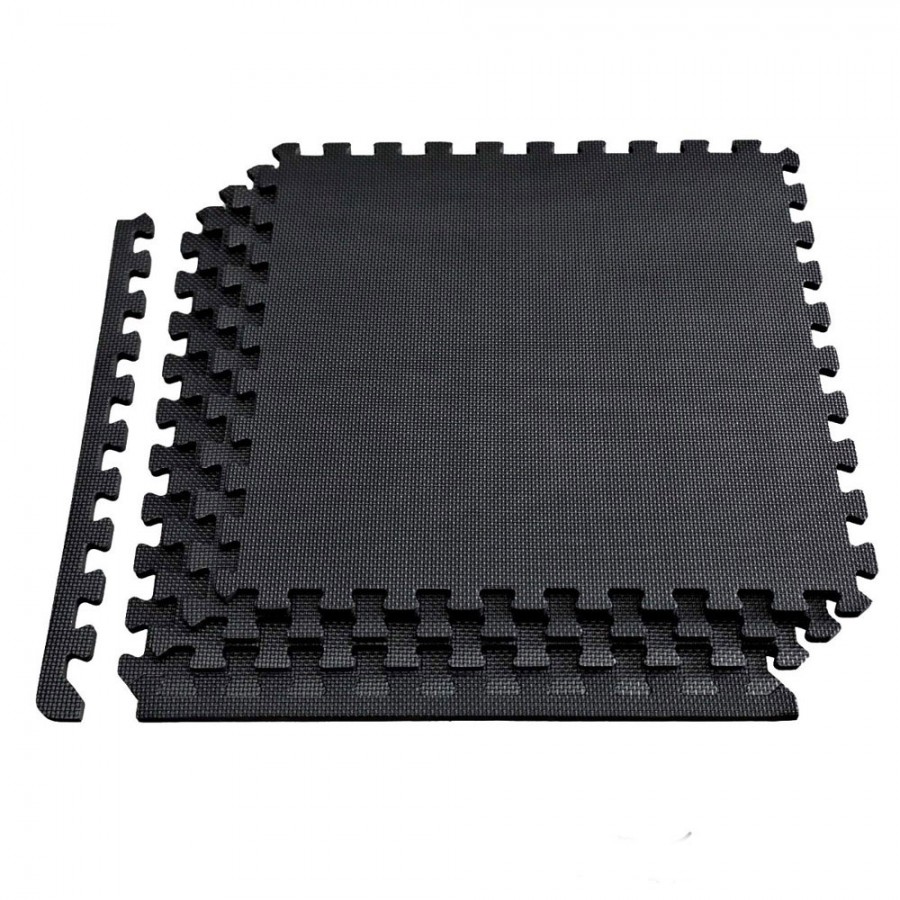 Δάπεδο προστασίας Puzzle EVA Μαύρο 1.2cm Σετ 4τμχ Pegasus B 4300