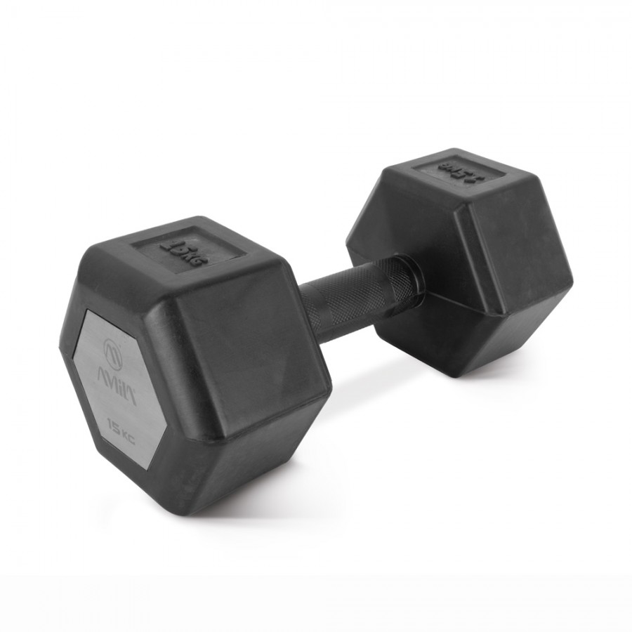 Aλτήρας Εξάγωνος Original Rubber 15Kg Amila 84822