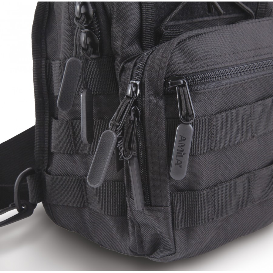 Τσαντάκι Στήθους 7L Amila Tactical Μαύρο