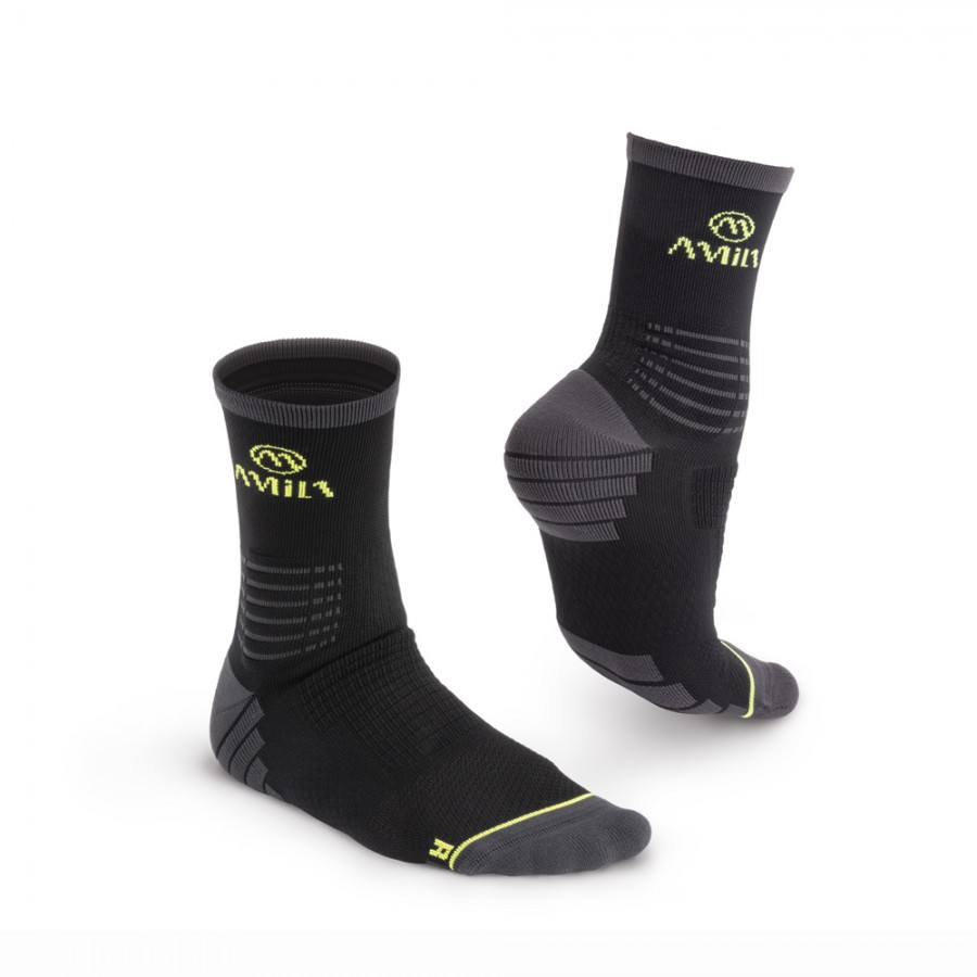 Κάλτσες Training Amila Performance Μαύρες 43-46 99899