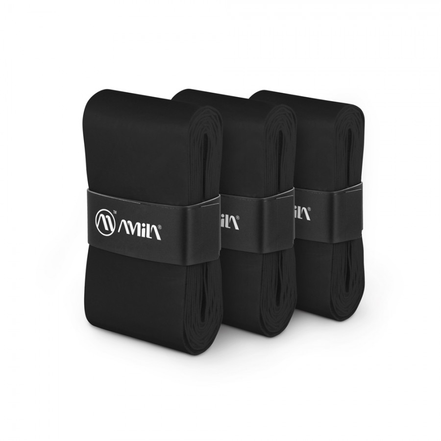 Overgrips Ρακέτας Τένις Μαύρο Amila 45791