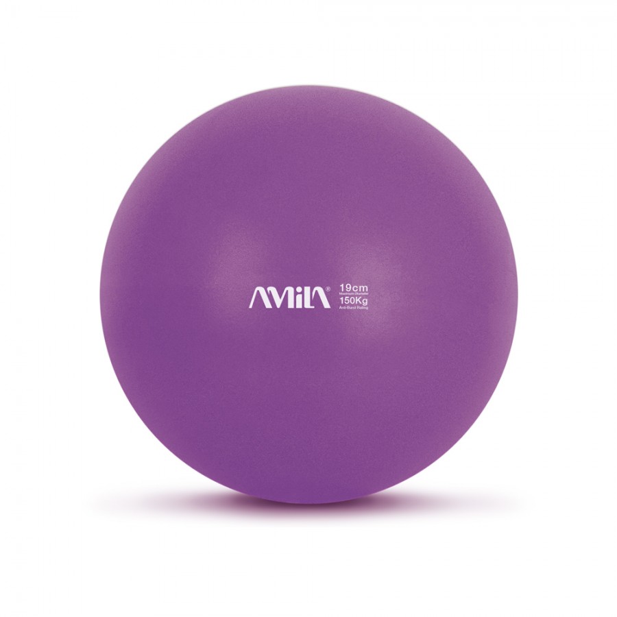 Μπάλα Pilates 19cm Μωβ Amila 95807