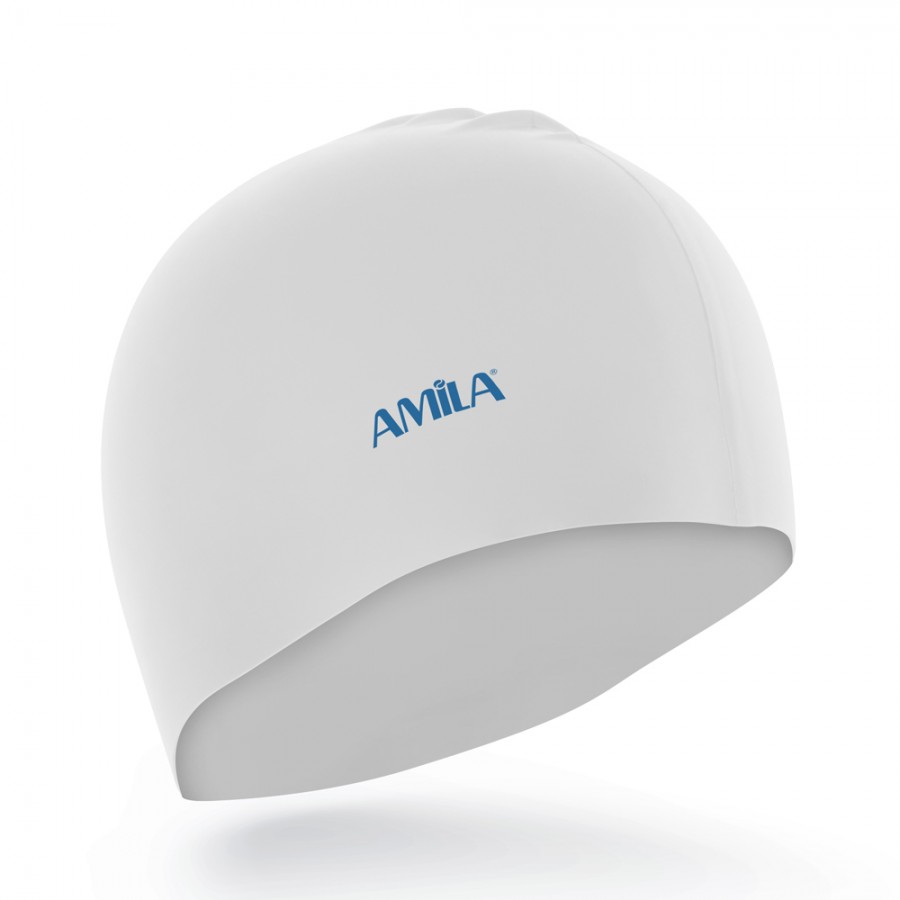 Σκουφάκι Κολύμβησης Άσπρο Amila 47000