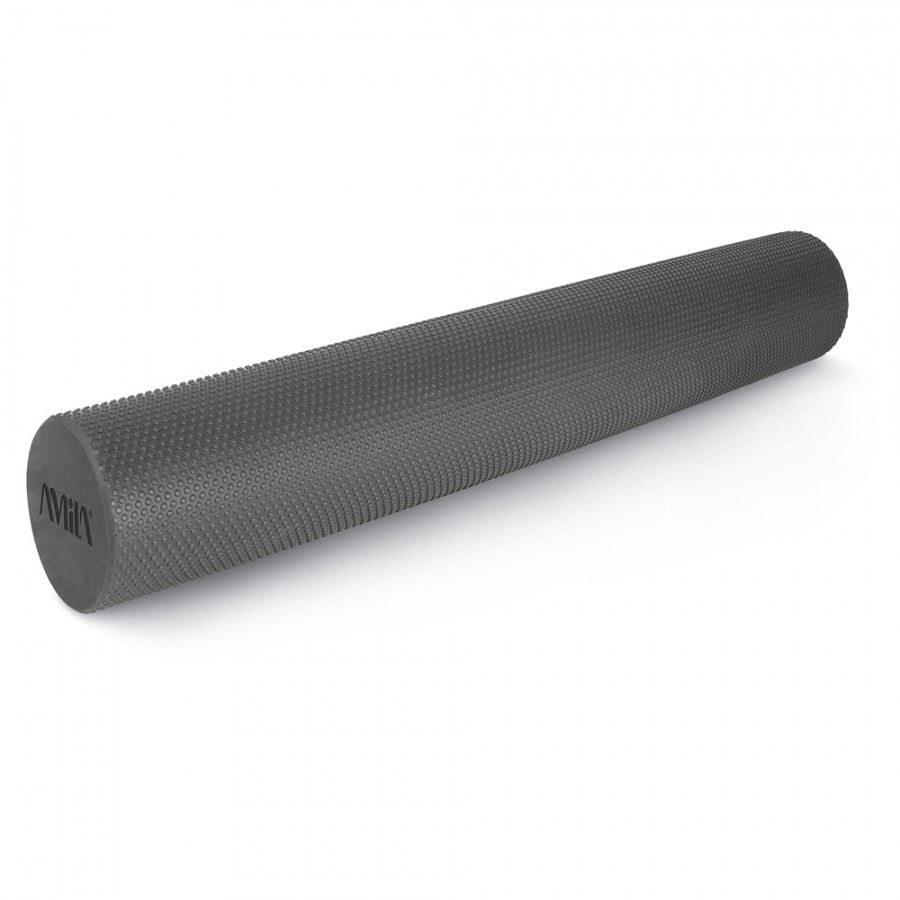 Foam Roller Φ15x90cm Μαύρο Amila 96823