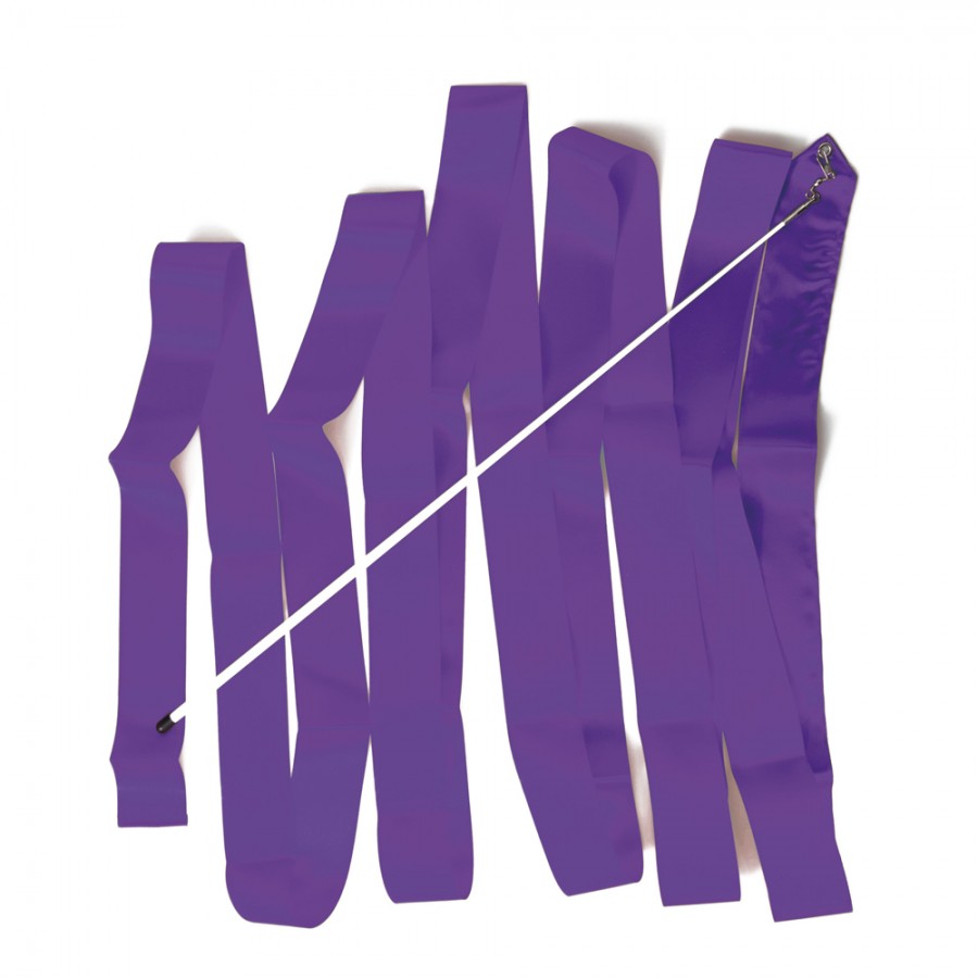 Κορδέλα Ρυθμικής Γυμναστικής Μήκους 6m Μωβ Amila 47989