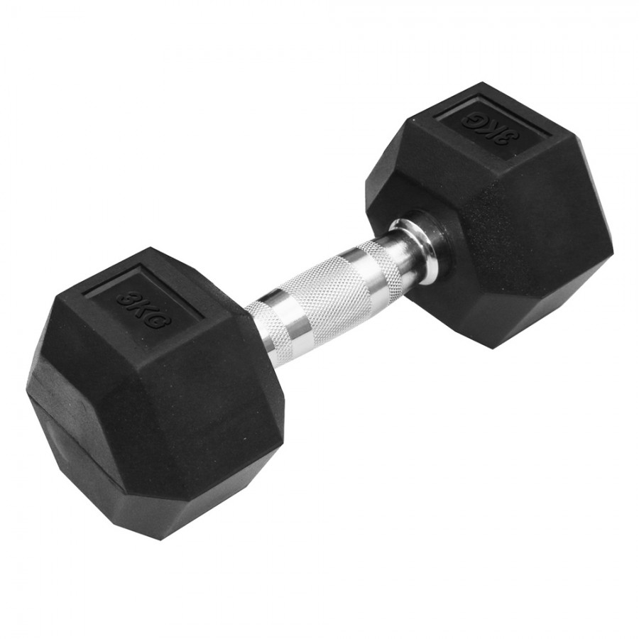 Εξάγωνος Αλτήρας με λάστιχο 3kg Pegasus