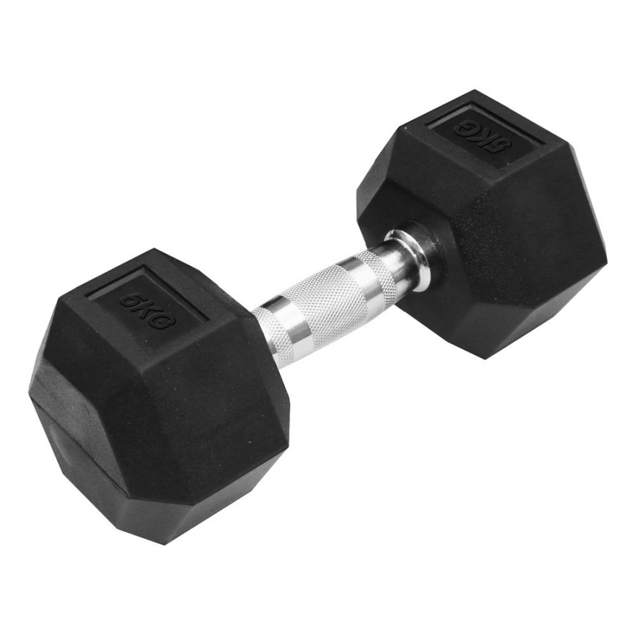 Εξάγωνος Αλτήρας με λάστιχο 5kg Pegasus