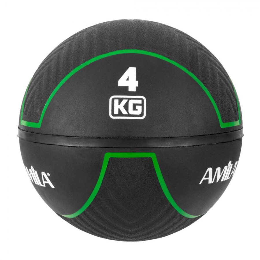 Μπάλα Medicine Ball Amila HQ Rubber 4Kg 90708