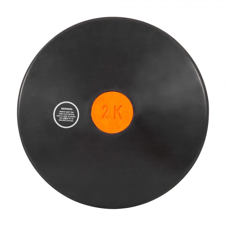 Δίσκος Ρίψης από Μαύρο Λάστιχο 2kg Amila 97709