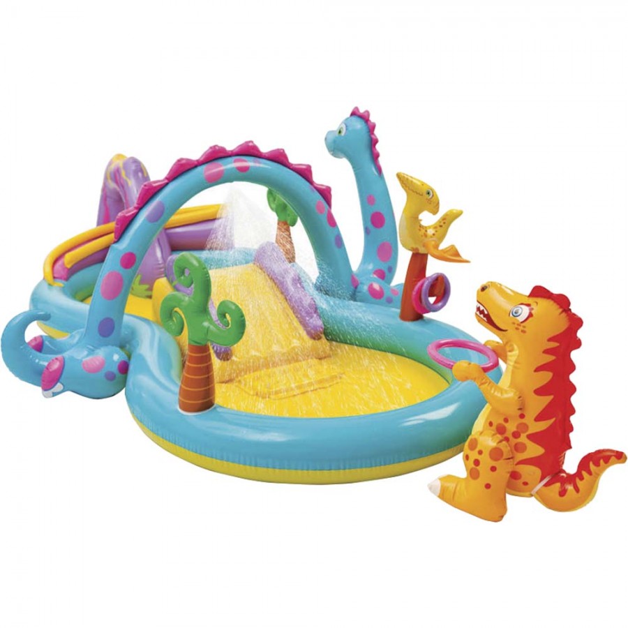 paidiki pisina foyskoto intex dinoland play center 57135