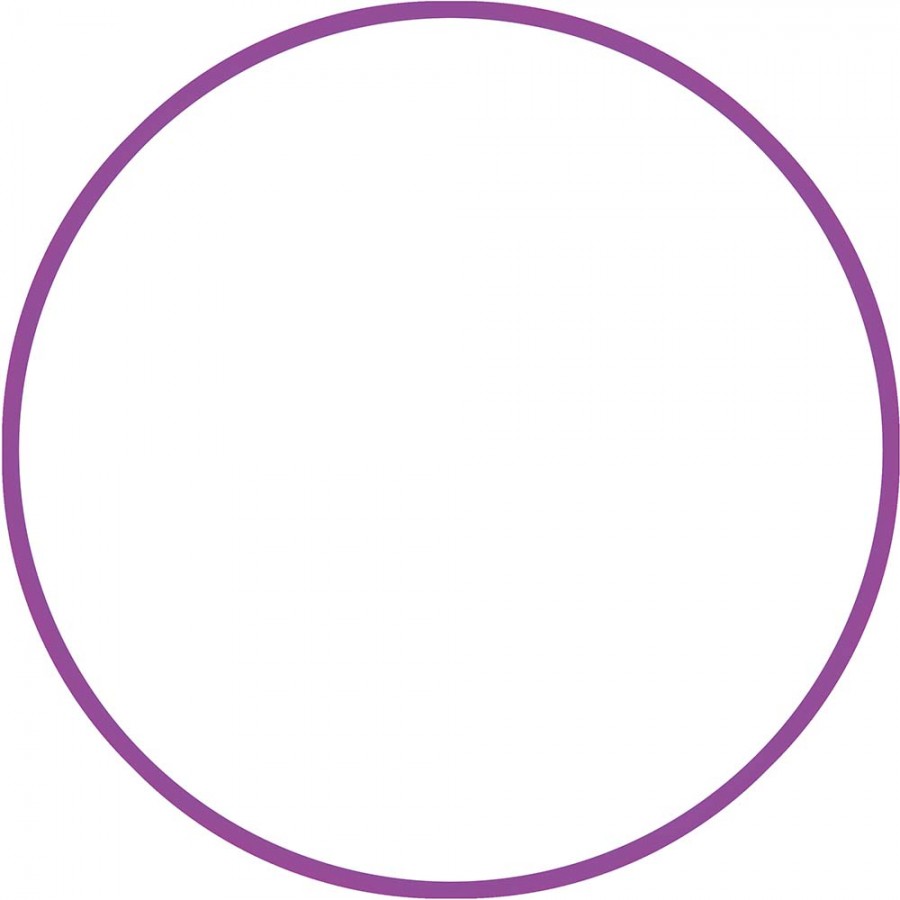 Στεφάνι Ρυθμικής Γυμναστικής 80cm Φ19mm 330gr Μωβ Amila 98819