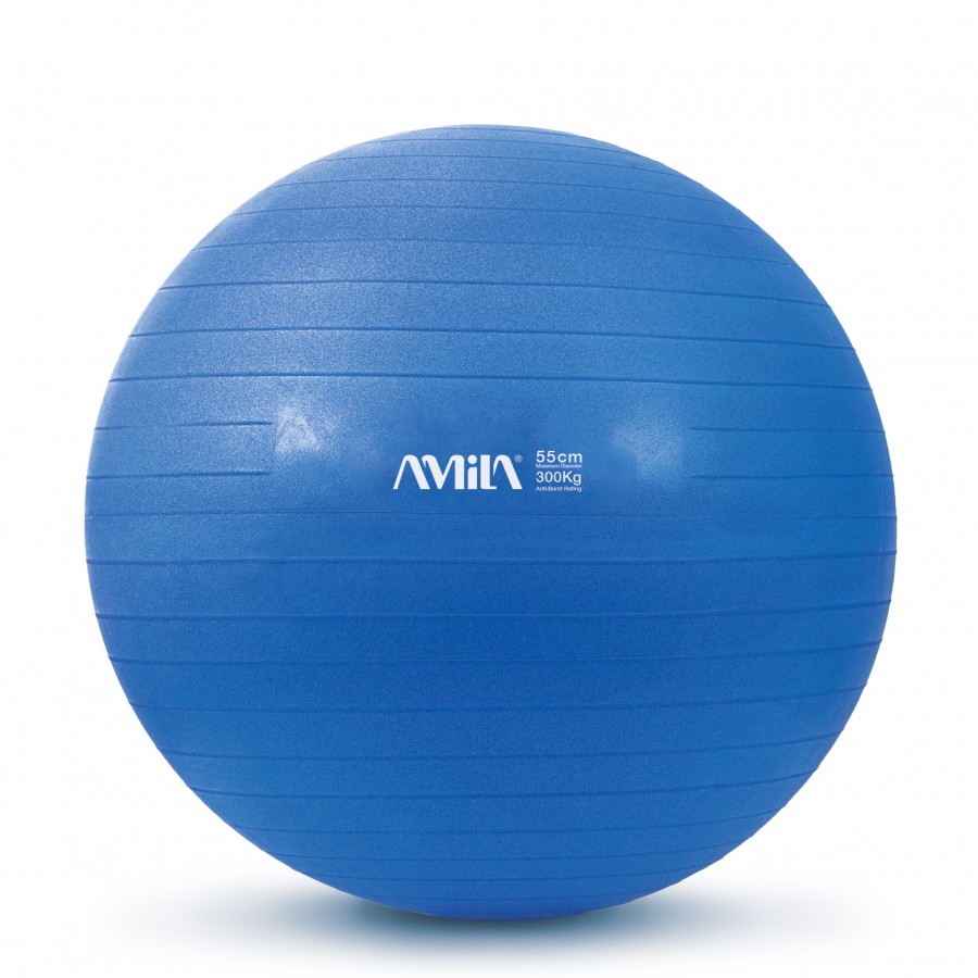 Μπάλα Γυμναστικής 55cm Μπλε Amila 95831
