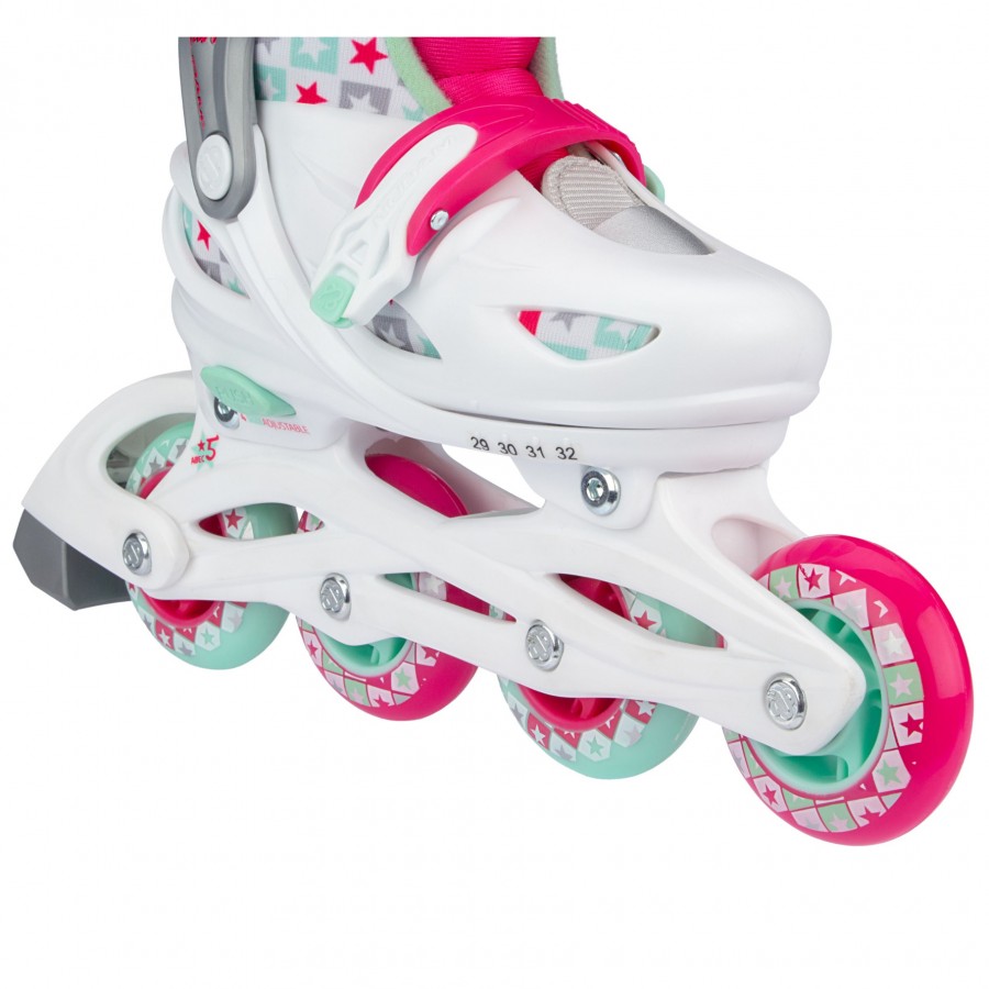 Inline Skates Ρυθμιζόμενα Nijdam Sk8 Star N20AA02