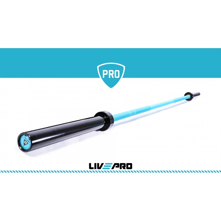 Ολυμπιακή Μπάρα Προπόνησης Cerakote 220cm LivePro Β-8085-BU