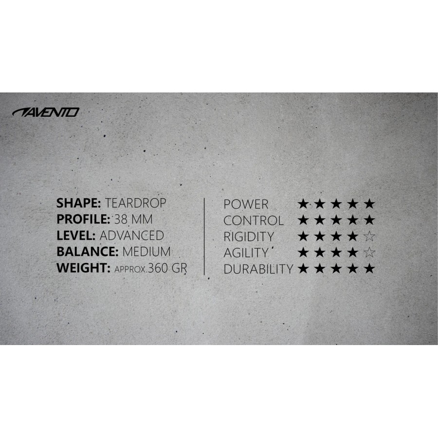 Ρακέτα Padel 12K Avento Paragon 46PD