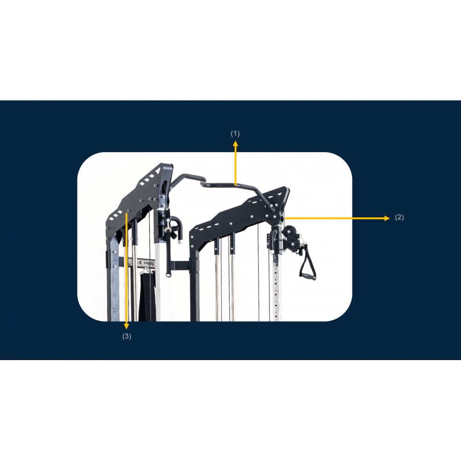 Πολυόργανο Γυμναστικής Pegasus® Fuctional Trainer FM-500 Λ 5500