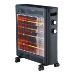 Ηλεκτρική Θερμάστρα Χαλαζία Μαύρη 94-20101 SPACE