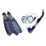 Σετ Μάσκα/Αναπνευστήρας Comocean + Πέδιλα Explorer Scuba Force