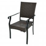Καρέκλα Κήπου Αλουμινίου Rattan Velco 185-5039