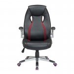 Καρέκλα Bucket Μαύρο Κόκκινο Velco 66-23560