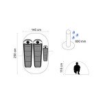 Σκηνή Αυτόματη Panda Outdoor (3 Ατόμων) Pop-Up Double Light Green 10211