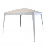 Τέντα Gazebo Πτυσσόμενη Polyester 3x3m Unigreen Λευκό 11316 