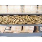 Τραπέζι Αλουμινίου Με Rattan 140x80cm Unigreen Ανθρακί 19452