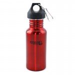 Υδροδοχείο Αλουμινίου 500ml Κόκκινο Με Καραμπίνερ Panda Outdoor 24366