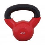 Kettlebell με επένδυση Βινυλίου 4kg κόκκινο Amila 44504