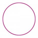 Στεφάνι Ρυθμικής Γυμναστικής 76cm Φ18mm 185gr Φούξια Amila 48163