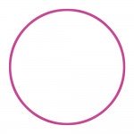 Στεφάνι Ρυθμικής Γυμναστικής 70cm Φ19mm 175gr Φούξια Amila 48056