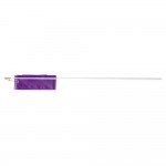 Κορδέλα ρυθμικής γυμναστικής μωβ μήκους 5m Amila 47997