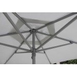 Ομπρέλα Παραλίας Escape 2.4m 6 Ακτίνες Silver Grey 12206