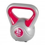 Kettlebell Πλαστικοποιημένο 2kg Ροζ Amila 84690