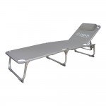 Ξαπλώστρα Παραλίας Τρίσπαστη Γκρι Escape 15564