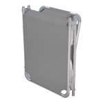 Ξαπλώστρα Παραλίας Τρίσπαστη Γκρι Escape