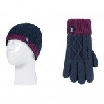 Σετ Παιδικό Σκουφάκι με Γάντια Navy Μπλε Heat Holders Diamond 80079