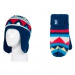 Σετ Παιδικό Σκουφάκι με Γάντια Μπλε Heat Holders 80047