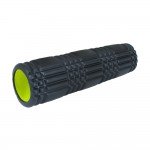 Foam Roller Plexus 45 Φ14x45cm Μαύρο Λάιμ Amila 96827