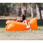 Φουσκωτός Καναπές Ξαπλώστρα Easy Lazy Μαύρο Unigreen 15320