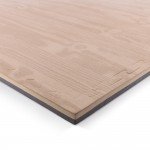 Δάπεδο Προστασίας Puzzle EVA 100x100x2.5cm Ξύλο Μαύρο Amila 36653